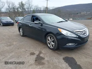 2013 Hyundai Sonata Limited with VIN 5NPEC4ACXDH571386, listed as a IAAI auction lot 41882922 with 254,912 mi miles and . Bid and sale history available at carsss.com. Image 1.