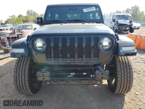 2021 Jeep Wrangler Unlimited Sahara High Altitude with VIN 1C4HJXEG7MW537997, listed as a Copart auction lot 74322054 with 60,226 mi miles and Salvage title. Bid and sale history available at DreamBid. Image 5.