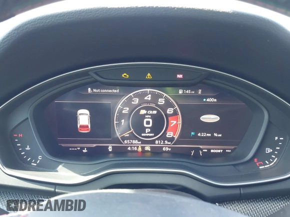 2019 Audi SQ5 Prestige with VIN WA1C4AFY4K2131017, listed as a IAAI auction lot 42024387 with 65,788 mi miles. Bid and sale history available at carsss.com. Image 7.