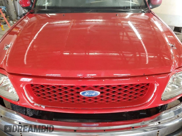 1997 Ford F-150 XL with VIN 1FTDX18W0VNB21424, listed as a Copart auction lot 45675365 with 155,760 mi miles and Salvage title. Bid and sale history available at DreamBid. Image 11.