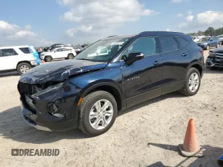 2021 Chevrolet Blazer LT z VIN 3GNKBJRS8MS511863, wystawiony jako Copart lot #44385375 z przebiegiem 14 949 mil mil oraz Szkoda całkowita • Salvage title. Historia ofert i sprzedaży dostępna na DreamBid. Obrazek 1.