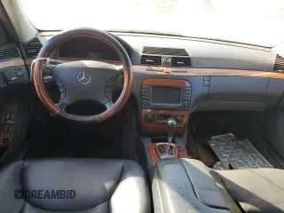 2004 Mercedes-Benz S-Class 4.3L with VIN WDBNG83J24A424430, listed as a Copart auction lot 76927414 with 221,560 mi miles and Salvage Title. Bid and sale history available at carsss.com. Image 8.