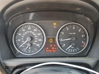 2007 BMW 3 Series 328i with VIN WBAVC53517FZ73443, listed as a Copart auction lot 50095755 with 197,708 mi miles and Salvage title. Bid and sale history available at DreamBid. Image 9.