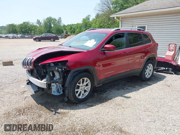 2017 Jeep Cherokee Latitude z VIN 1C4PJMCS2HW615674, wystawiony jako IAAI lot #42407282 z przebiegiem 98 185 mil mil oraz . Historia ofert i sprzedaży dostępna na DreamBid. Obrazek 2.