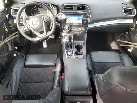 2017 Nissan Maxima Platinum with VIN 1N4AA6AP2HC415210, listed as a Copart auction lot 75491674 with 107,023 mi miles and Salvage title. Bid and sale history available at DreamBid. Image 8.