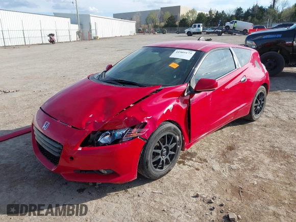 2011 Honda CR-Z EX with VIN JHMZF1D60BS007613, listed as a IAAI auction lot 41905173 with 139,930 mi miles. Bid and sale history available at carsss.com. Image 17.