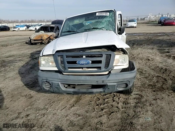 2009 Ford Ranger XL with VIN 1FTYR10DX9PA55965, listed as a Copart auction lot 45954185 with 129,103 mi miles and Salvage Title. Bid and sale history available at carsss.com. Image 10.