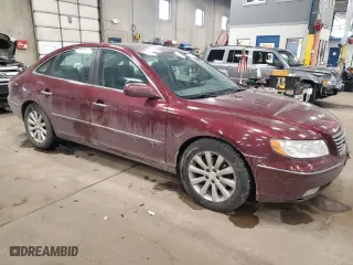2009 Hyundai Azera GLS with VIN KMHFC46D39A372227, listed as a Copart auction lot 45176155 with 107,993 mi miles and Non Repairable. Bid and sale history available at carsss.com. Image 4.