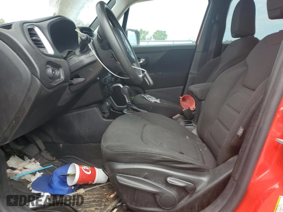 2018 Jeep Renegade Latitude with VIN ZACCJABB0JPH97800, listed as a Copart auction lot 55987105 with Not provided miles and Salvage title. Bid and sale history available at DreamBid. Image 7.
