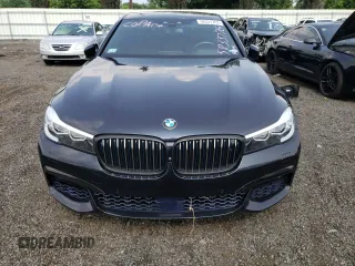 2018 BMW 7 Series 740e xDrive with VIN WBA7J2C57JG938291, listed as a Copart auction lot 58337763 with 53,259 mi miles and . Bid and sale history available at DreamBid. Image 5.