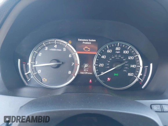 2014 Acura MDX with VIN 5FRYD3H27EB012782, listed as a IAAI auction lot 41992935 with 166,139 mi miles and . Bid and sale history available at DreamBid. Image 7.
