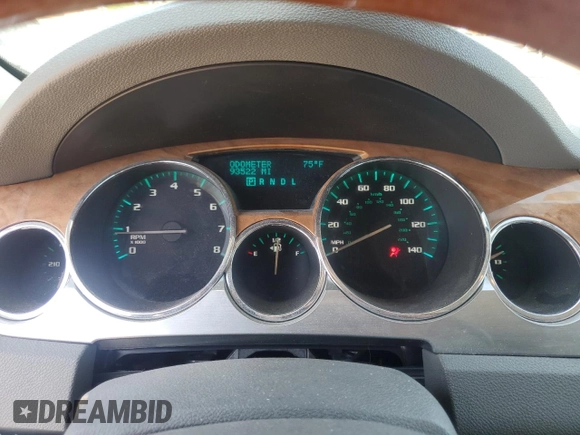 2008 Buick Enclave CX with VIN 5GAER13748J158133, listed as a Copart auction lot 52612115 with 93,522 mi miles and Salvage Title. Bid and sale history available at DreamBid. Image 9.