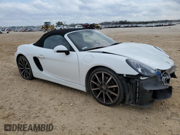2013 Porsche Boxster с VIN WP0CA2A82DS113808, выставлен на аукционе Copart как лот 86105554 с пробегом 58 526 миль миль и Списание • Salvage title. История ставок и продаж доступна на DreamBid. Изображение 4.