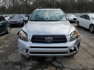 2007 Toyota RAV4 Sport with VIN JTMZD32V975060331, listed as a Copart auction lot 47826525 with 121,392 mi miles and Salvage Title. Bid and sale history available at carsss.com. Image 5.