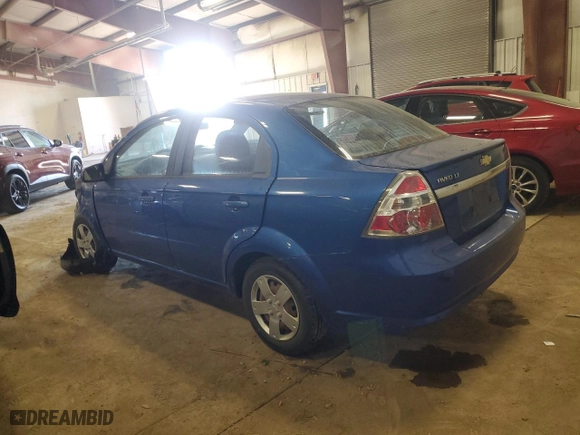 2010 Chevrolet Aveo LT w/1LT with VIN KL1TD5DE9AB083364, listed as a Copart auction lot 50867345 with 100,075 mi miles and Salvage Title. Bid and sale history available at carsss.com. Image 2.