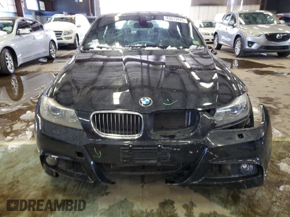 2011 BMW 3 Series 335i with VIN WBAPM5C52BE435581, listed as a Copart auction lot 43613475 with 125,322 mi miles and Salvage Title. Bid and sale history available at carsss.com. Image 5.