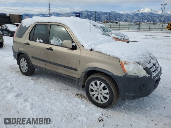 2005 Honda CR-V EX with VIN JHLRD78875C011360, listed as a Copart auction lot 45798665 with 243,679 mi miles and Salvage Title. Bid and sale history available at DreamBid. Image 4.