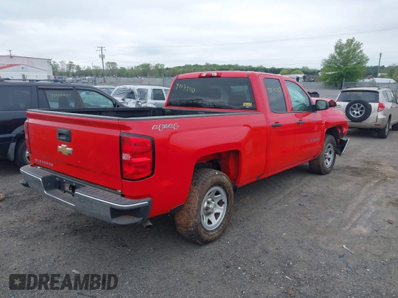 2017 Chevrolet Silverado 1500 Work Truck with VIN 1GCVKNEH9HZ192277, listed as a IAAI auction lot 42073069 with 134,878 mi miles. Bid and sale history available at carsss.com. Image 4.