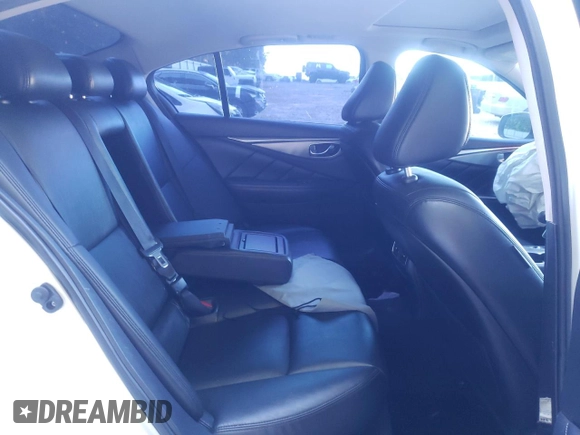 2017 Infiniti Q50 Premium with VIN JN1EV7AR2HM830404, listed as a Copart auction lot 57874785 with 104,369 mi miles and Salvage title. Bid and sale history available at DreamBid. Image 10.