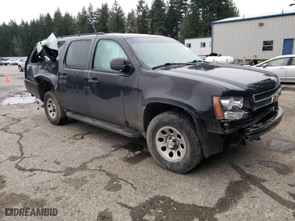 2010 Chevrolet Suburban LS with VIN 1GNUKHE3XAR192464, listed as a Copart auction lot 87311324 with 0 mi miles and Salvage Title. Bid and sale history available at carsss.com. Image 4.