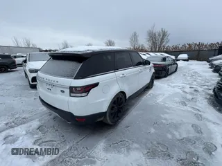 2017 Land Rover Range Rover Sport HSE with VIN SALWR2FK2HA131451, listed as a Copart auction lot 85452134 with 123,839 mi miles and Salvage Title. Bid and sale history available at carsss.com. Image 4.