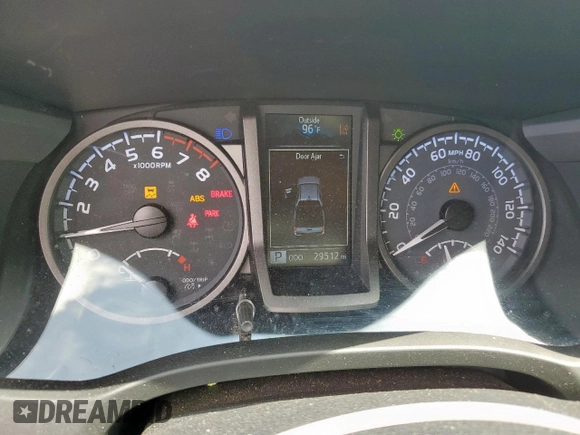 2022 Toyota Tacoma SR with VIN 3TMCZ5AN5NM495892, listed as a Copart auction lot 60442845 with 29,512 mi miles and Clean title. Bid and sale history available at DreamBid. Image 9.