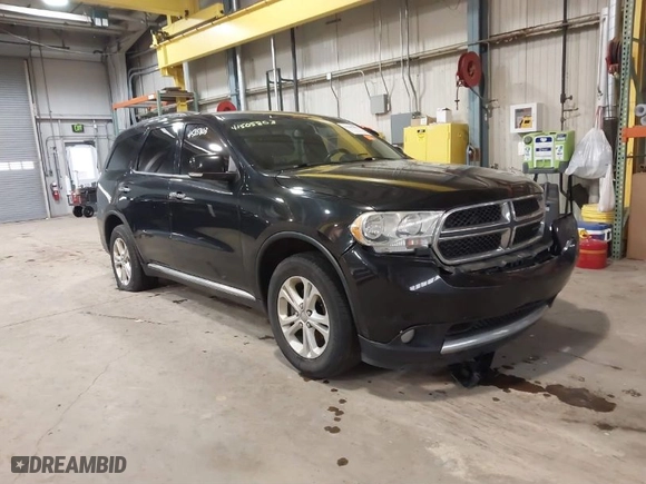 2013 Dodge Durango Crew with VIN 1C4RDJDG2DC674485, listed as a IAAI auction lot 41505803 with 152,835 mi miles. Bid and sale history available at carsss.com. Image 1.
