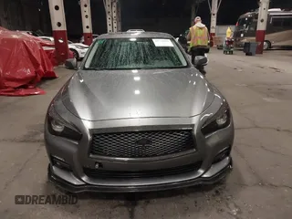 2016 Infiniti Q50 3.0t Premium with VIN JN1EV7AP0GM305466, listed as a IAAI auction lot 41778105 with 79,919 mi miles. Bid and sale history available at carsss.com. Image 12.