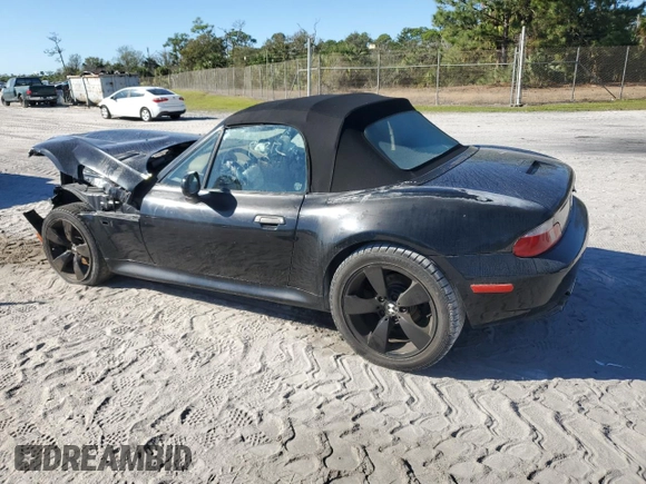 2001 BMW Z3 2.5i with VIN WBACN33401LM02242, listed as a Copart auction lot 82600984 with 0 mi miles and Clean Title. Bid and sale history available at carsss.com. Image 2.