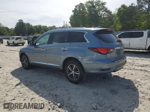 2019 Infiniti QX60 Luxe z VIN 5N1DL0MN1KC505153, wystawiony jako Copart lot #53832285 z przebiegiem 87 080 mil mil oraz Szkoda całkowita • Salvage title. Historia ofert i sprzedaży dostępna na DreamBid. Obrazek 2.