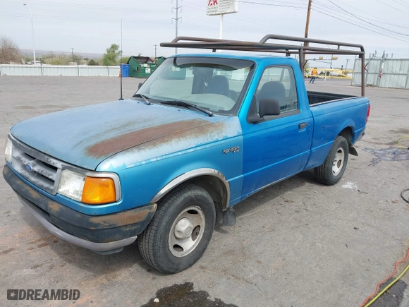 1995 Ford Ranger XLT with VIN 1FTCR10X7STA57755, listed as a IAAI auction lot 42023603 with 302,746 mi miles. Bid and sale history available at carsss.com. Image 2.