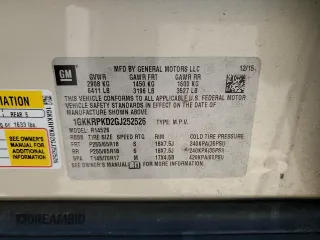 2016 GMC Acadia SLE with VIN 1GKKRPKD2GJ252526, listed as a Copart auction lot 46038735 with 194,343 mi miles and Salvage Title. Bid and sale history available at carsss.com. Image 14.