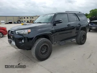 2020 Toyota 4Runner SR5 with VIN JTEBU5JR6L5827849, listed as a Copart auction lot 54956265 with 57,158 mi miles and Salvage title. Bid and sale history available at DreamBid. Image 1.