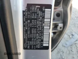 2007 Hyundai Tucson SE with VIN KM8JN12D67U637520, listed as a Copart auction lot 72886354 with 111,736 mi miles and Salvage Title. Bid and sale history available at carsss.com. Image 15.