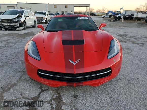 2015 Chevrolet Corvette Z51 2LT с VIN 1G1YK2D73F5118208, выставлен на аукционе Copart как лот 81051324 с пробегом Не указан миль и Списание • Salvage title. История ставок и продаж доступна на DreamBid. Изображение 5.