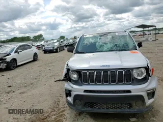 2019 Jeep Renegade Sport with VIN ZACNJAAB6KPK16258, listed as a Copart auction lot 58659455 with Not provided miles and Salvage title. Bid and sale history available at DreamBid. Image 14.