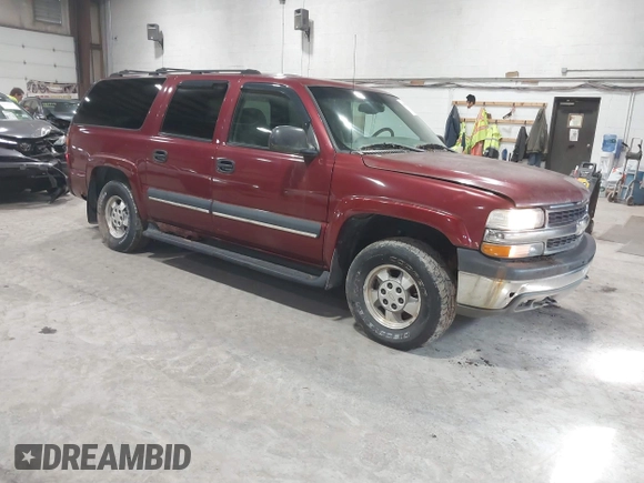 2003 Chevrolet Suburban LT with VIN 1GNFK16Z43J193565, listed as a IAAI auction lot 41683918 with 163,243 mi miles. Bid and sale history available at carsss.com. Image 1.