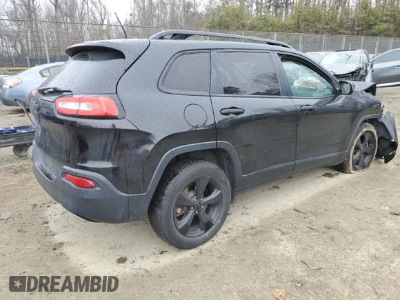 2016 Jeep Cherokee Altitude with VIN 1C4PJMAS6GW321938, listed as a Copart auction lot 86508344 with Not provided miles and Salvage title. Bid and sale history available at DreamBid. Image 3.