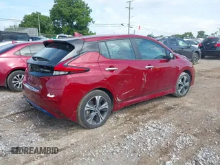 2022 Nissan LEAF SV Plus with VIN 1N4BZ1CV0NC550614, listed as a IAAI auction lot 42730366 with 23,416 mi miles and . Bid and sale history available at DreamBid. Image 4.