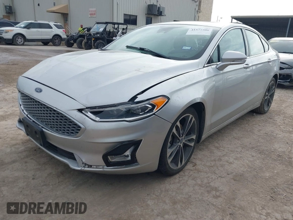 2019 Ford Fusion Titanium with VIN 3FA6P0D9XKR206465, listed as a IAAI auction lot 41577306 with 70,668 mi miles. Bid and sale history available at carsss.com. Image 17.