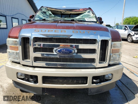 2008 Ford F-250 XL with VIN 1FTSW21R88ED64987, listed as a Copart auction lot 56030705 with 149,351 mi miles and Salvage title. Bid and sale history available at DreamBid. Image 5.