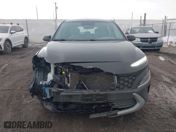 2022 Hyundai Kona SE with VIN KM8K2CABXNU872332, listed as a IAAI auction lot 41477508 with 23,467 mi miles. Bid and sale history available at carsss.com. Image 13.