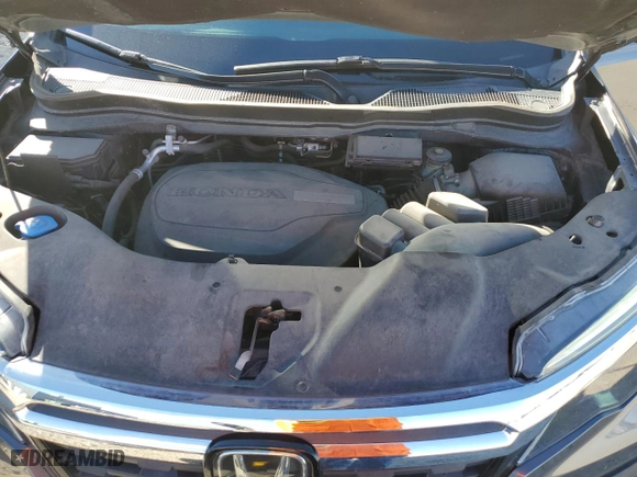 2019 Honda Ridgeline RTL-E with VIN 5FPYK3F76KB004858, listed as a Copart auction lot 46831845 with 35,479 mi miles and Salvage Title. Bid and sale history available at carsss.com. Image 13.