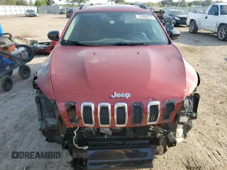 2016 Jeep Cherokee Sport with VIN 1C4PJLABXGW258322, listed as a Copart auction lot 51008975 with 128,865 mi miles and Salvage title. Bid and sale history available at DreamBid. Image 5.