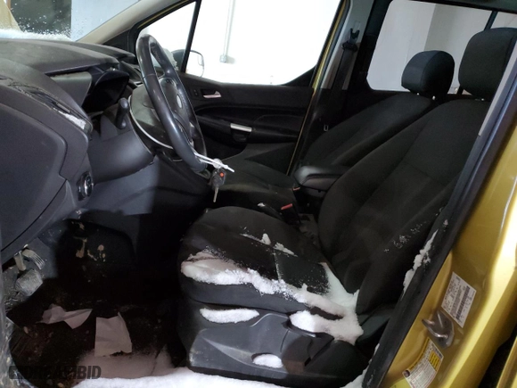 2014 Ford Transit Connect Wagon XLT with VIN NM0GE9F71E1142509, listed as a Copart auction lot 89322645 with 0 mi miles and Salvage Title. Bid and sale history available at carsss.com. Image 7.