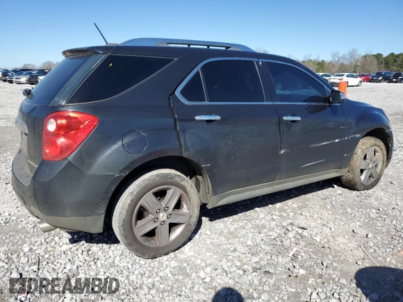 2015 Chevrolet Equinox LTZ with VIN 2GNFLHE34F6305060, listed as a Copart auction lot 48189705 with Not Provided miles and Salvage Title. Bid and sale history available at DreamBid. Image 3.