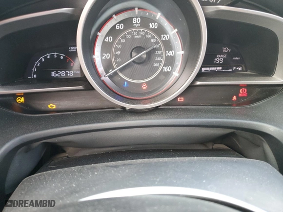 2016 Mazda Mazda3 i Sport with VIN JM1BM1U7XG1289807, listed as a Copart auction lot 51528695 with 162,878 mi miles and Salvage Title. Bid and sale history available at carsss.com. Image 9.