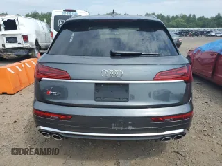 2022 Audi SQ5 Premium with VIN WA1A4AFY3N2107688, listed as a Copart auction lot 60595184 with 15,079 mi miles and Salvage Title. Bid and sale history available at DreamBid. Image 6.
