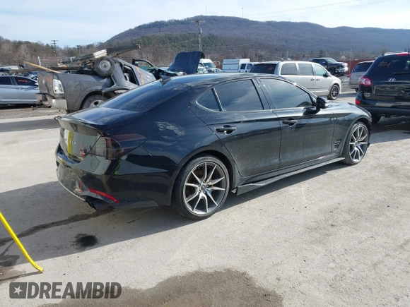 2023 Genesis G70 2.0T z VIN KMTG34TA1PU122551, wystawiony jako IAAI lot #41474272 z przebiegiem 38 964 mil mil oraz . Historia ofert i sprzedaży dostępna na DreamBid. Obrazek 4.