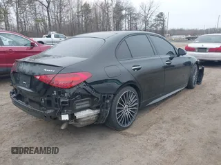 2022 Mercedes-Benz C 300 with VIN W1KAF4HB9NR044877, listed as a IAAI auction lot 41476398 with Not Provided miles and . Bid and sale history available at DreamBid. Image 4.